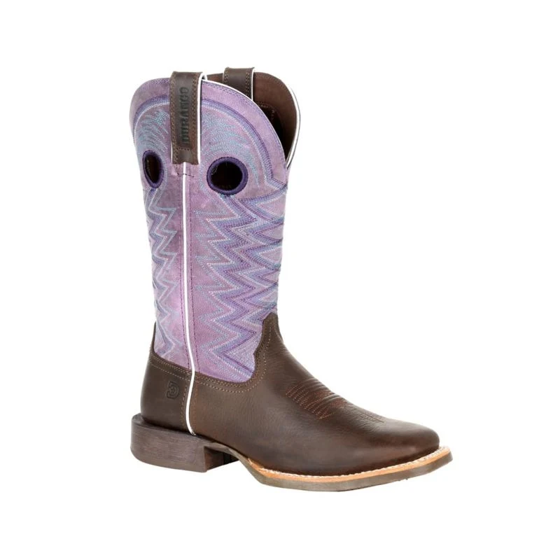 Durango Ladies Rebel Pro Sq Toe Boots Purple / 9.5 B
