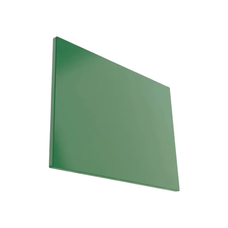10x300x500mm Tábua de Corte Lisa Profissional Gourmet Polietileno Verde
