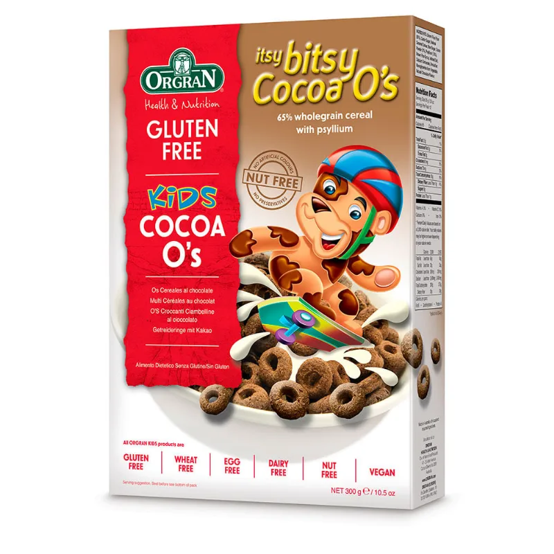 Aritos De Cereales Orgran Itsi Bitsy Sabor Cho