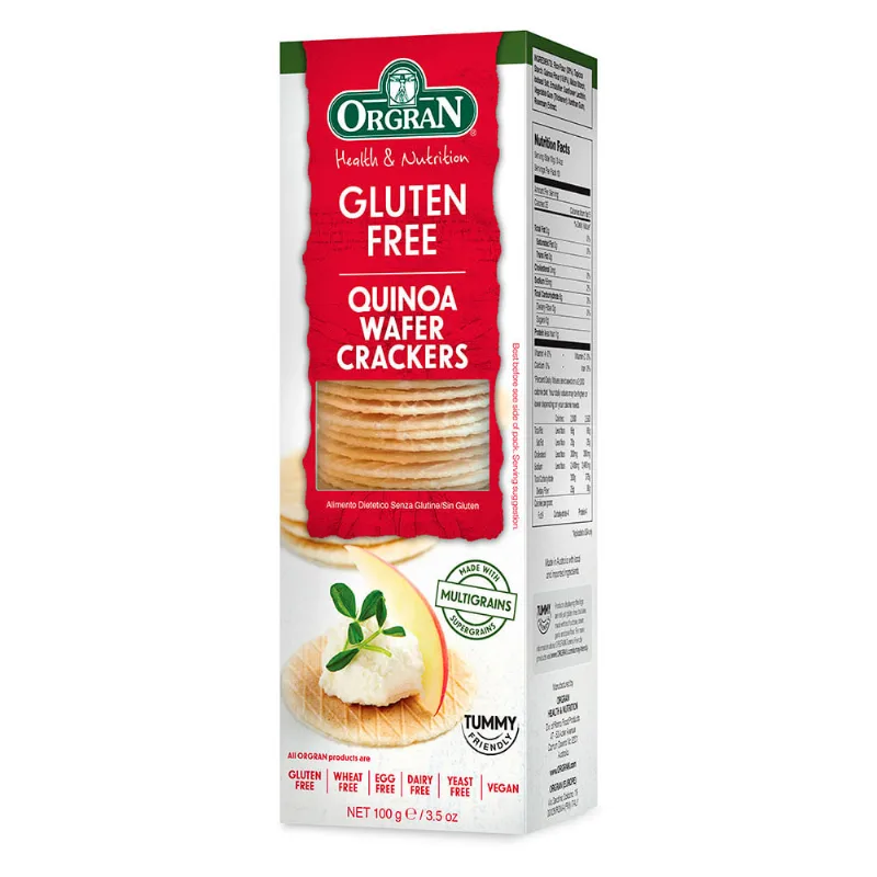 Crackers De Quinoa Orgran S/gluten Vegana X 10