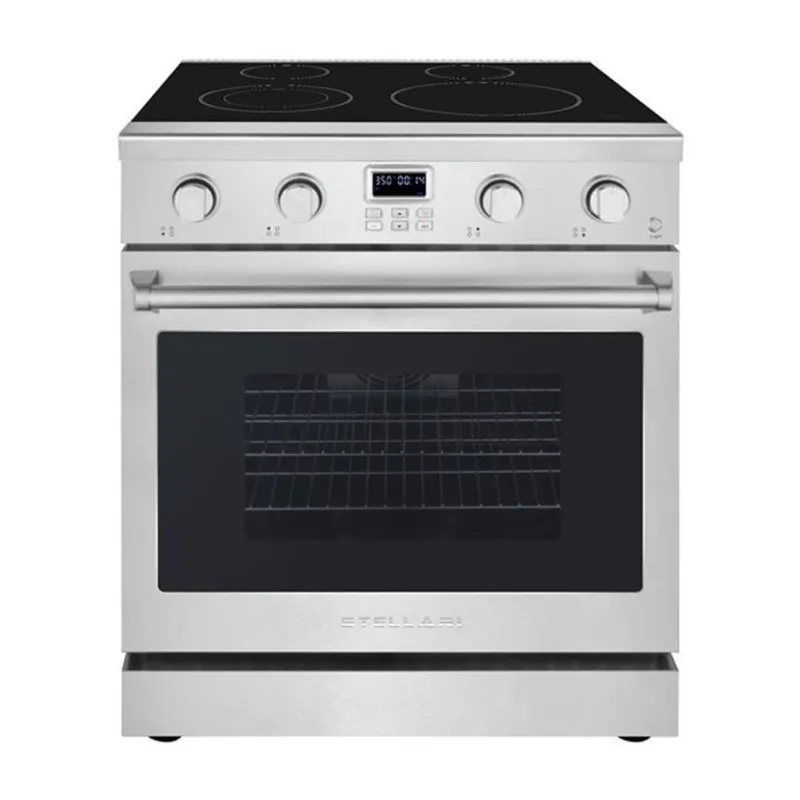 Stellari 30-in 5-ft³ Freestanding 5-Element Stainless Steel Electric Range w/ Convection Oven