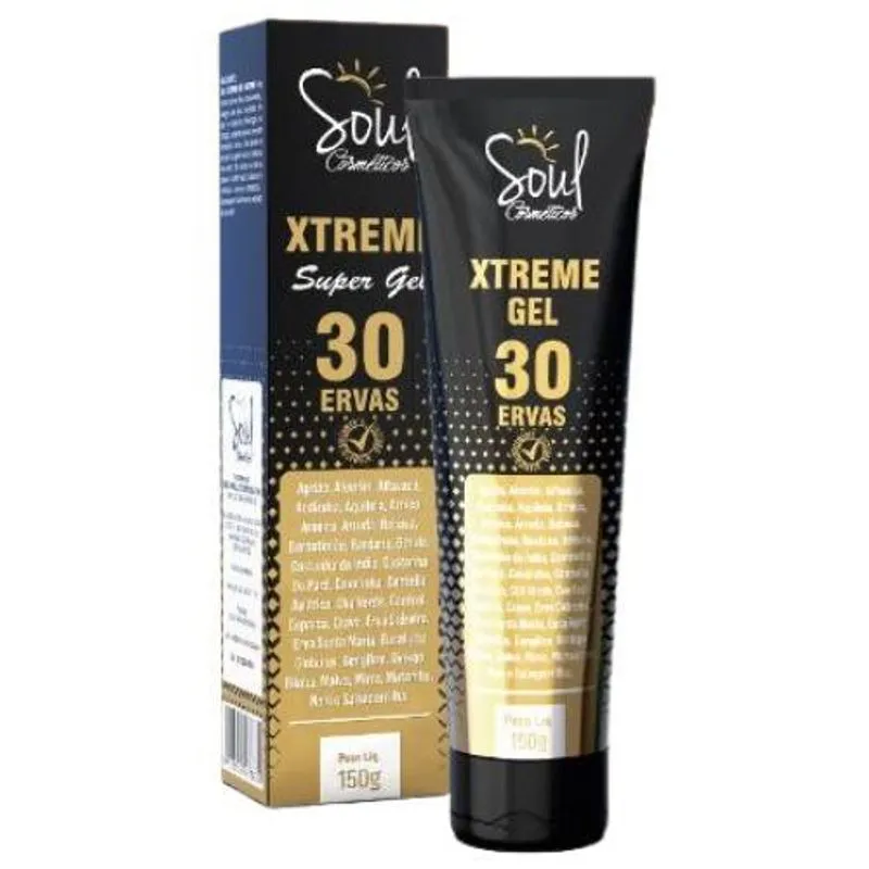 Super Gel Xtreme 30 Ervas 150g Soul Bisnaga