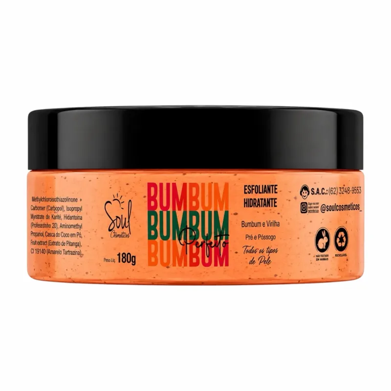Esfoliante Hidratante Bumbum 180g 2115 Soul