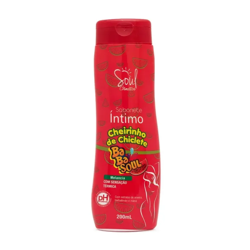 Sabonete Intimo Babasoul Melancia 200ml