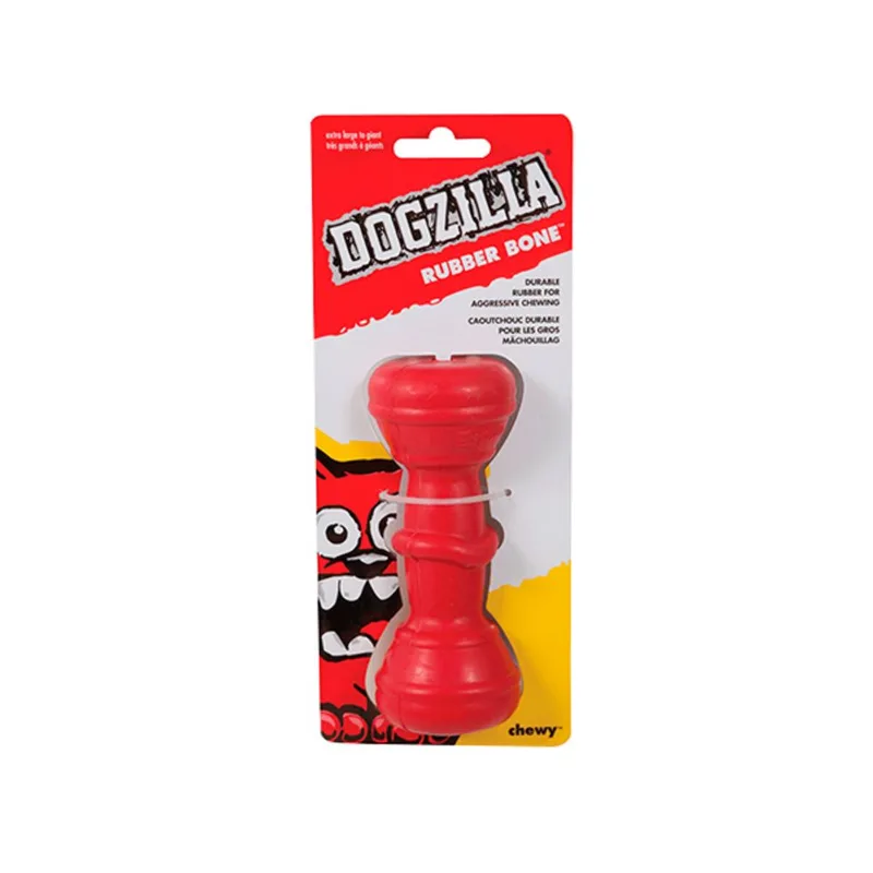 HUESO DE CAUCHO DOGZILLA PARA PERROS MEDIANOS/GRANDES