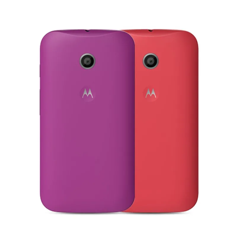 Kit com 2 Capas Motorola Shells para Moto E Vermelho e Violeta (AOM0420)-25657-25657-25657