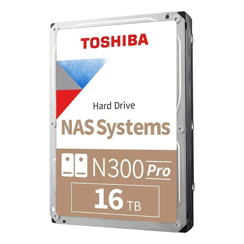 Disco duro Toshiba N300 Pro 16TB NAS SATA 7200RPM