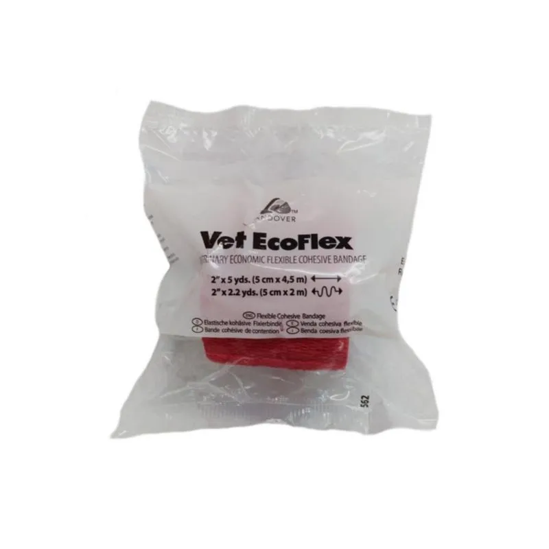 Atadura Vet Ecoflex Vermelha 5cm Andover