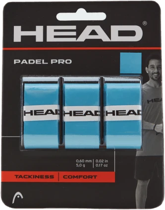 Padel Pro 3 Pcs Pack Blue ONESIZE