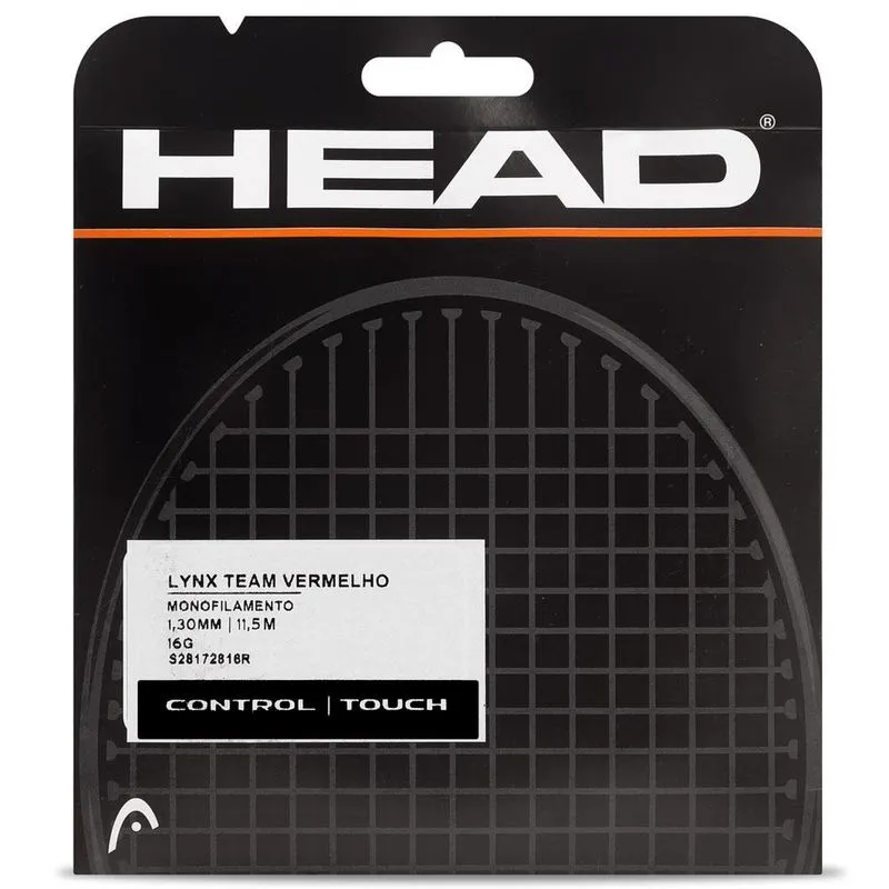 Corda Head Lynx Team Vermelha 16L 1.30mm - Set Individual