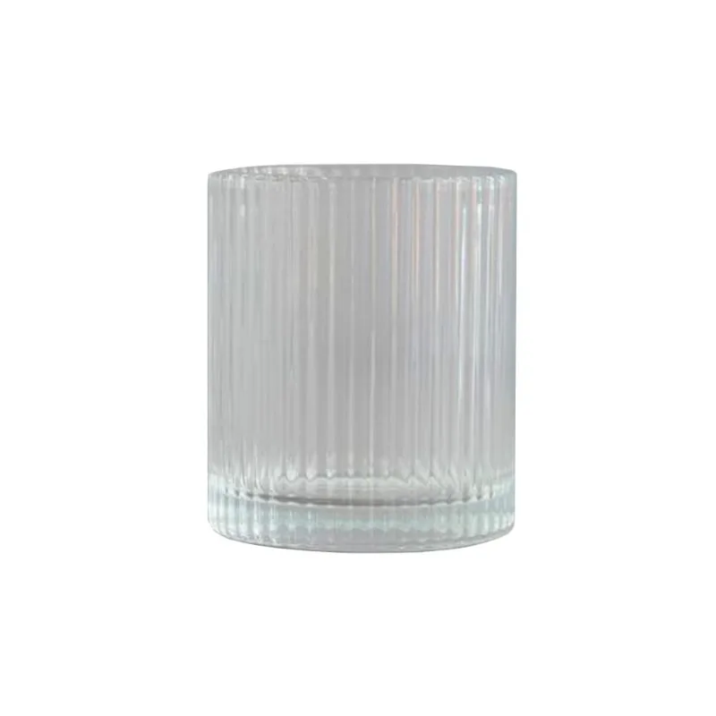 Vaso Whisky Line Transparente Vidrio 9 x 7,5 Cm Volf