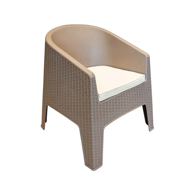 Sillón Terraza Marrón Ratán 79 Cm Voss2000