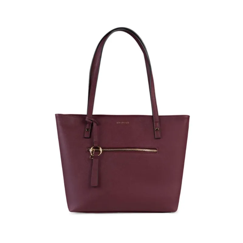 Bolsa Feminina Tote Saffiano Vinho G / Vinho