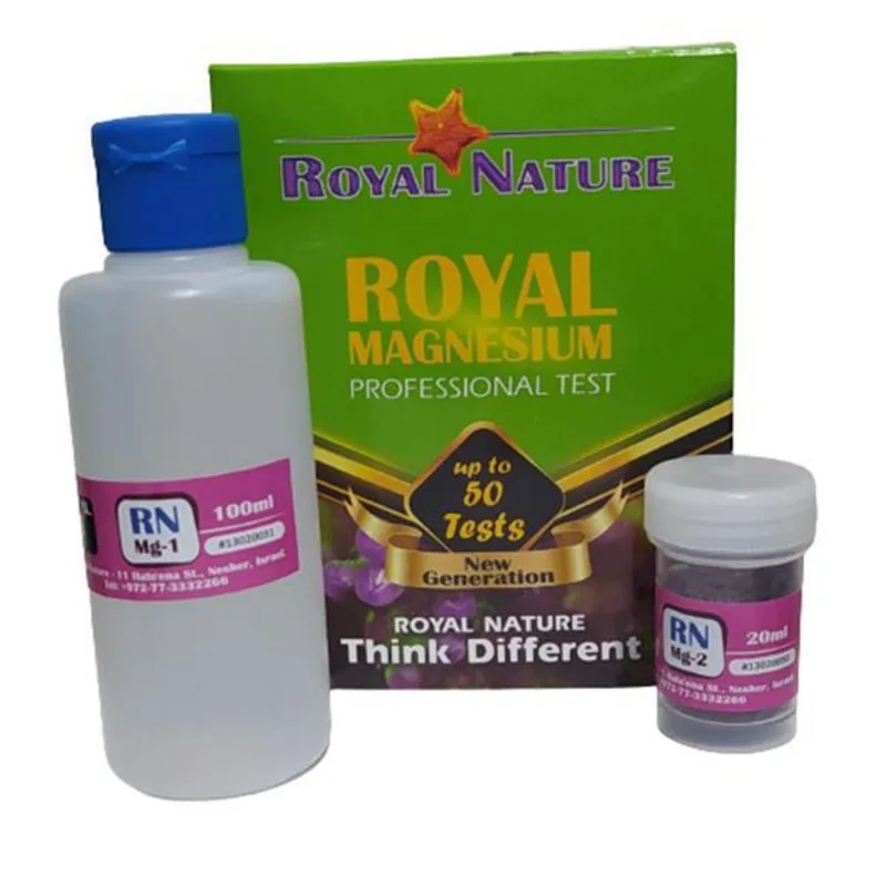 Teste Royal Nature Magnésio Aquário Marinho 50 Testes