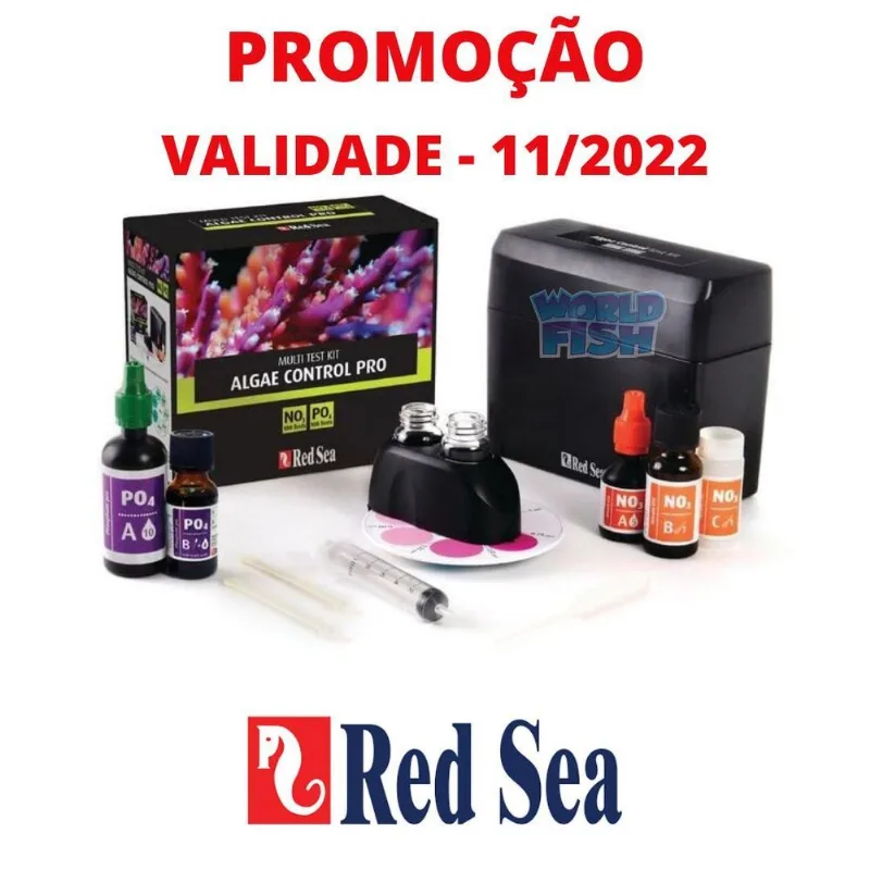Red Sea Test Kit Algae Control (NO3/PO4) - 100 Testes