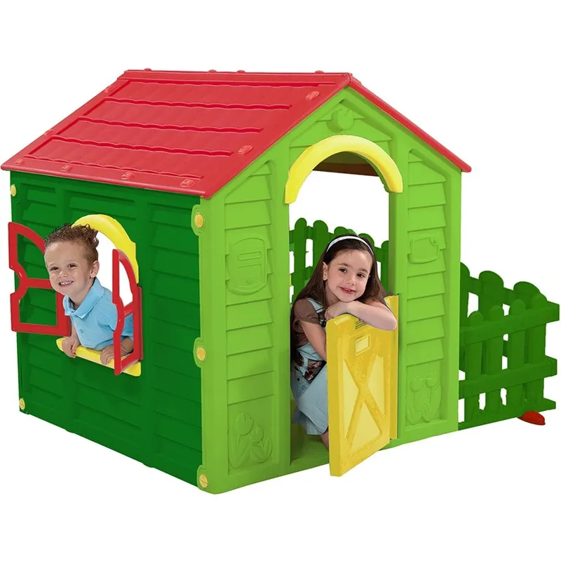 Casinha Infantil Com Cercadinho My Garden Keter