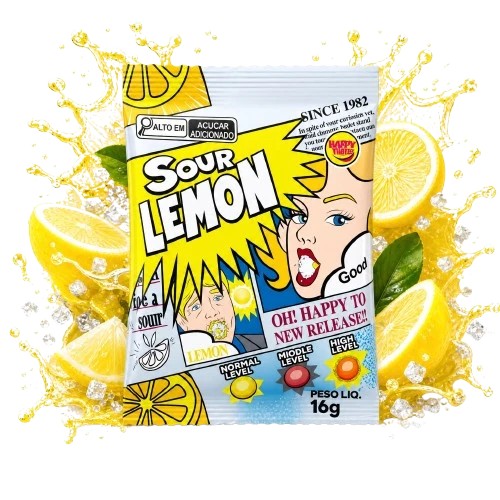 HAPPY TIME SOUR LEMON 16GR