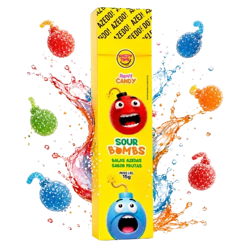 HAPPY TIME SOUR BOMB STICK PACK 36g