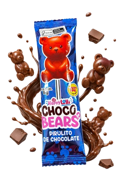 HAPPY TIME LOLLI CHOCO BEARS 8GR