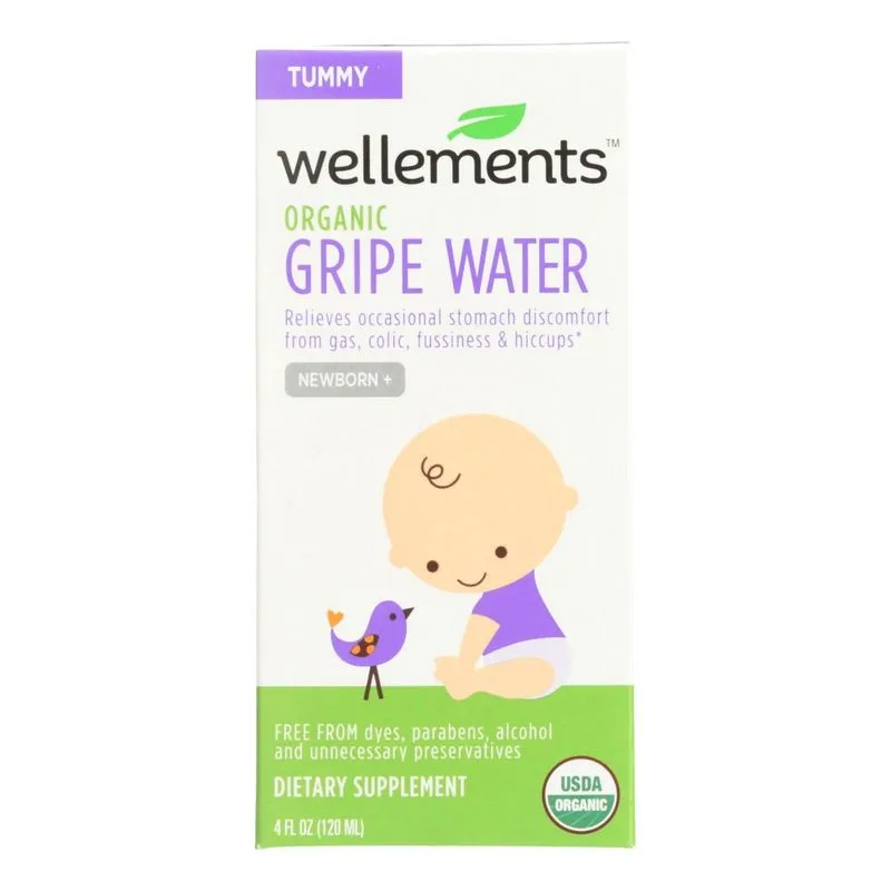 Gripe Water Wellements Para Alívio De Cólicas 120 Ml