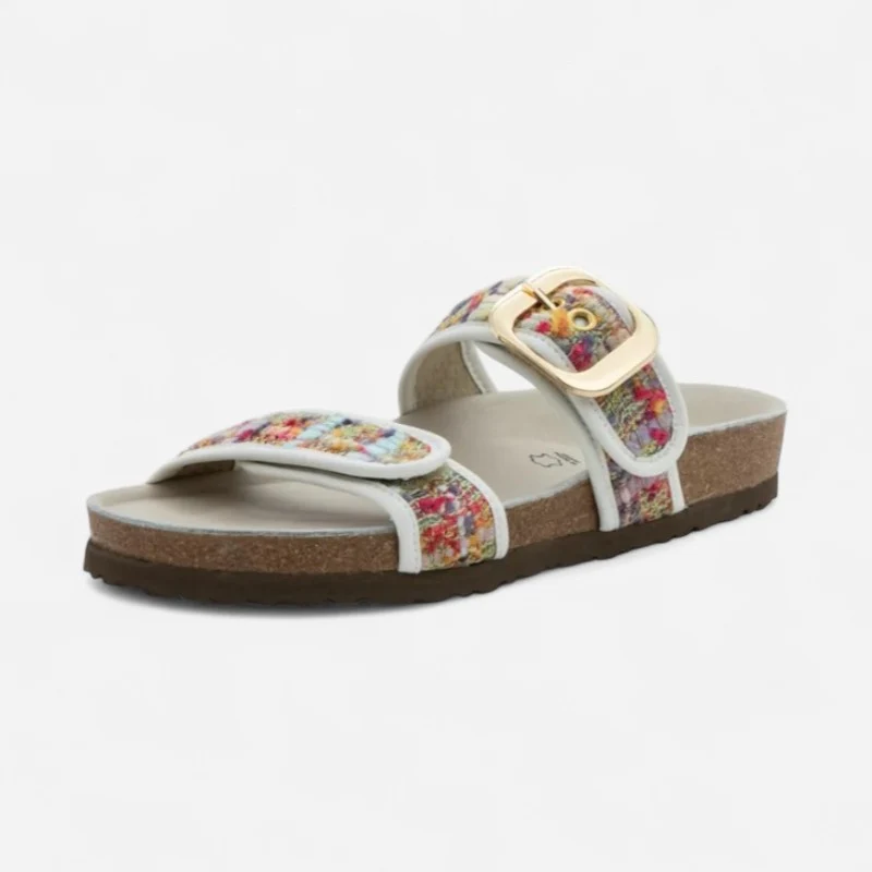 Naot Nashville Pink and Marigold Tweed/White Leather / 42 / Medium