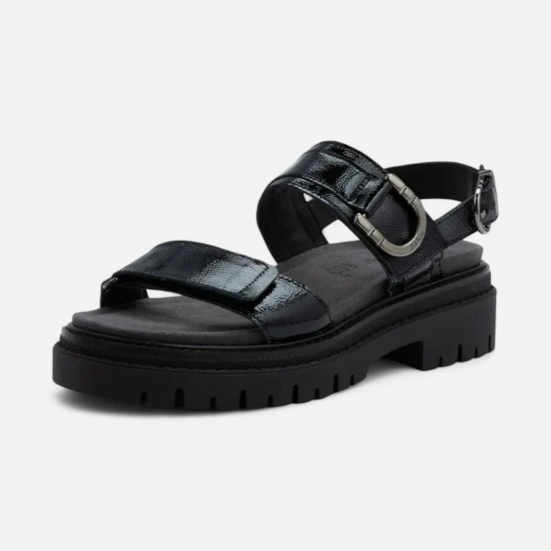 Naot Co Trinity Black Crinkle Patent / 39 / Medium