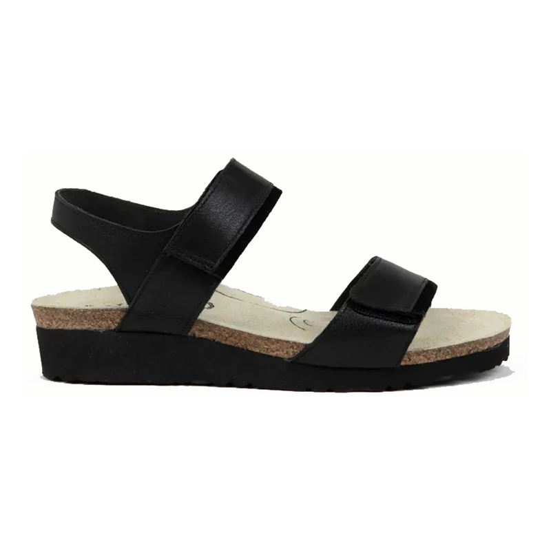 Naot Aisha Arch Pro Black Leather - Black Suede / M / 40