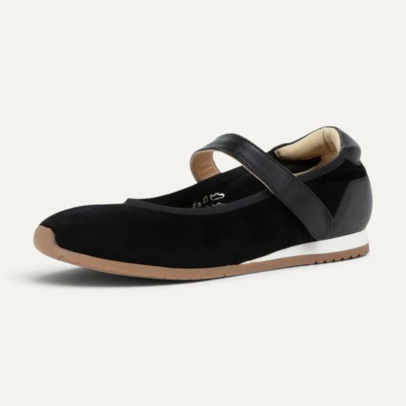 pure mary jane black leather combo 43