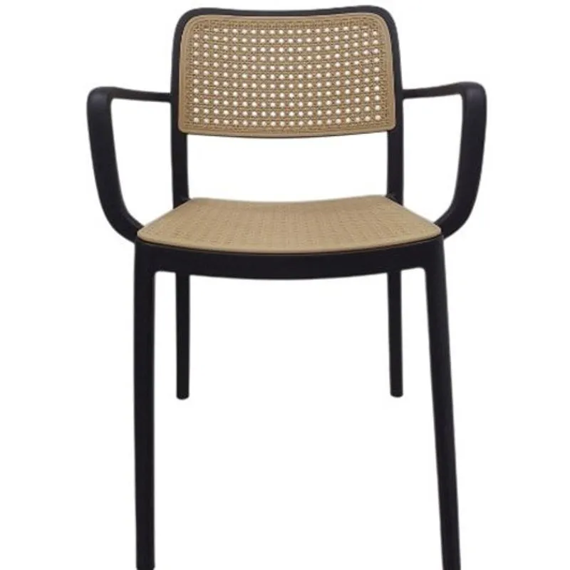 Cadeira PVC Latcor Preto LAU-649