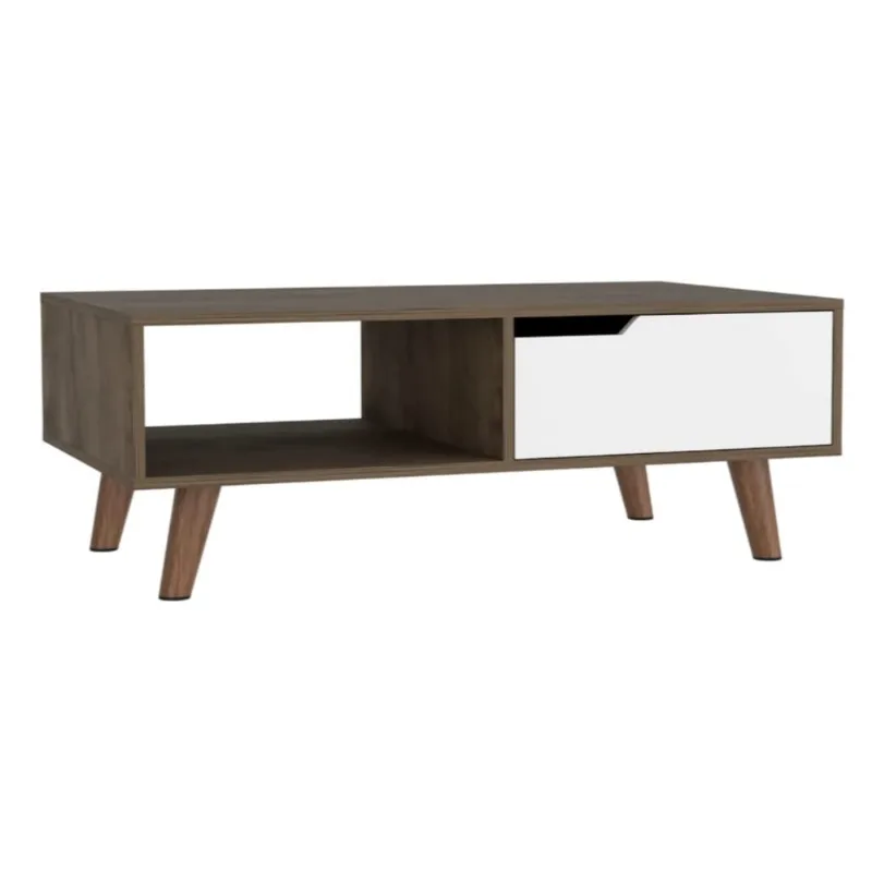 Mesa de Centro Dacen 73 Experience Nogal Amazonico & Blanco