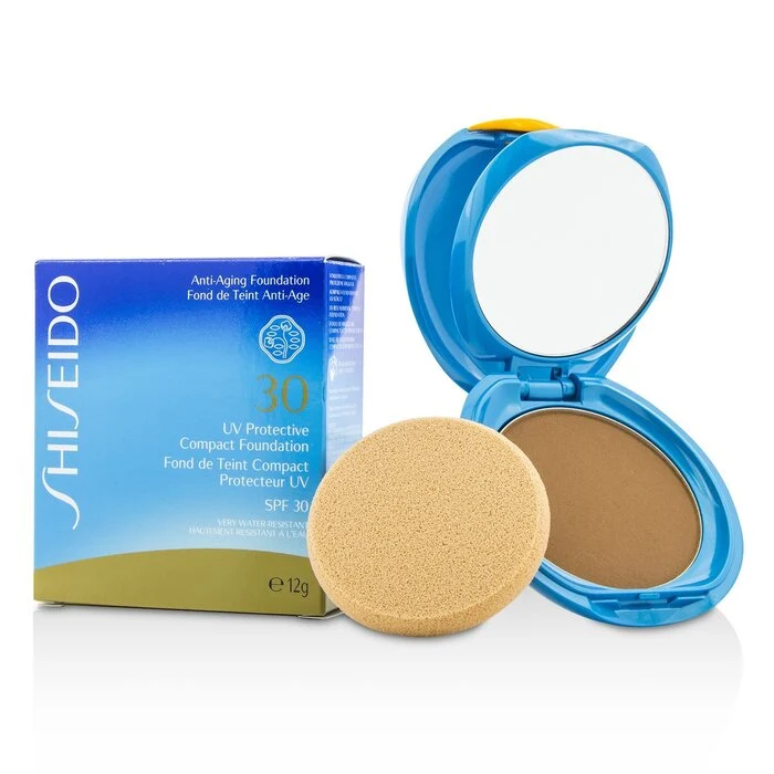 Uv Protective Compact Foundation Spf 30 (case+refill) - # - 12g/0.42oz Dark Beige