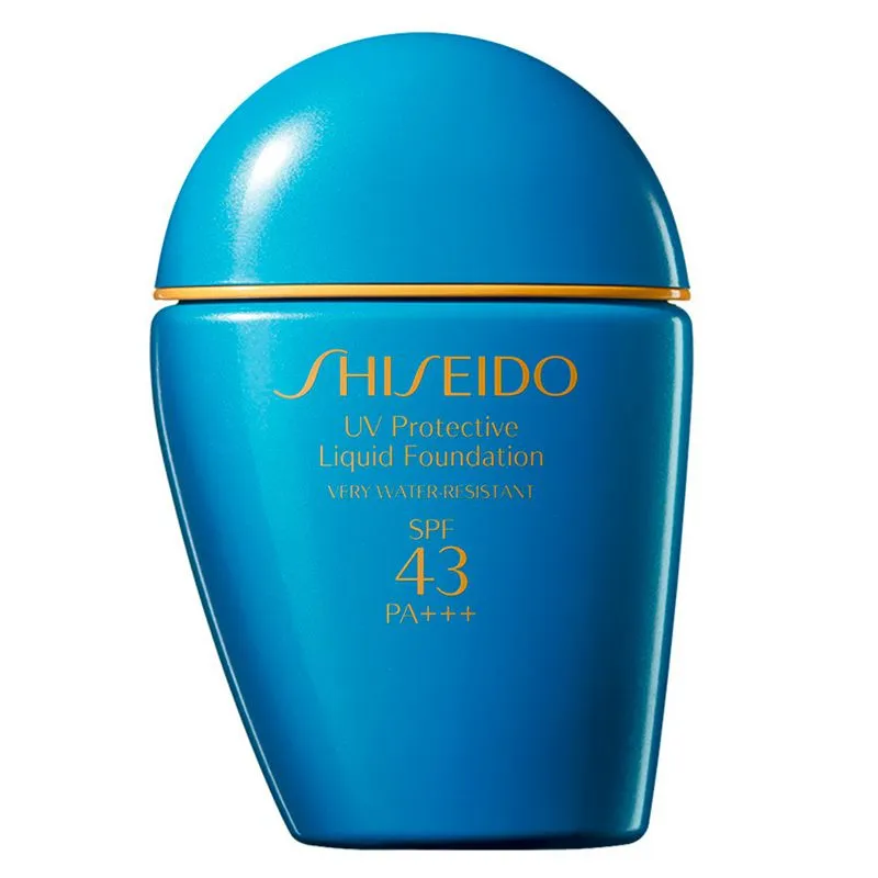 UV Protective Liquid Foundation SPF 43 Shiseido - Base para Rosto Medium Ivory SP40 e 50