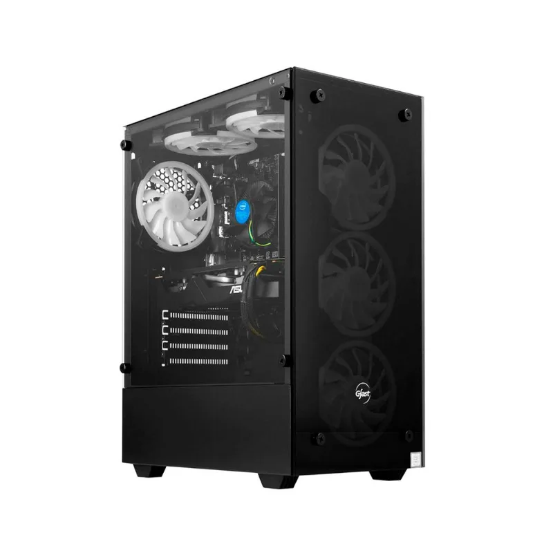 PC gamer Gfast AMD Ryzen 5 2600 16GB 480GB SSD negro satinado