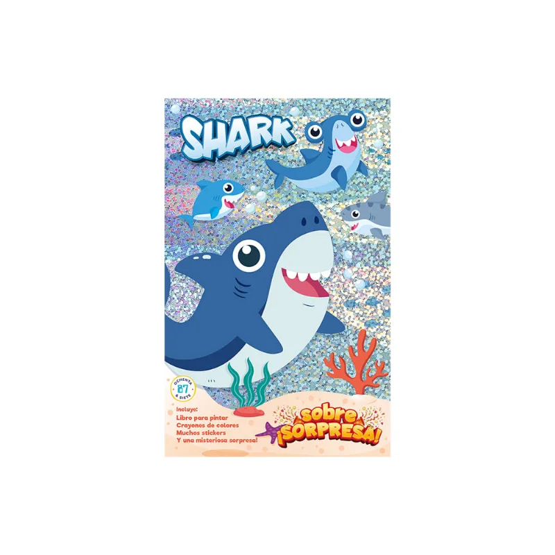 Libro Didáctico Sobre Sorpresa Shark Ochenta y Siete