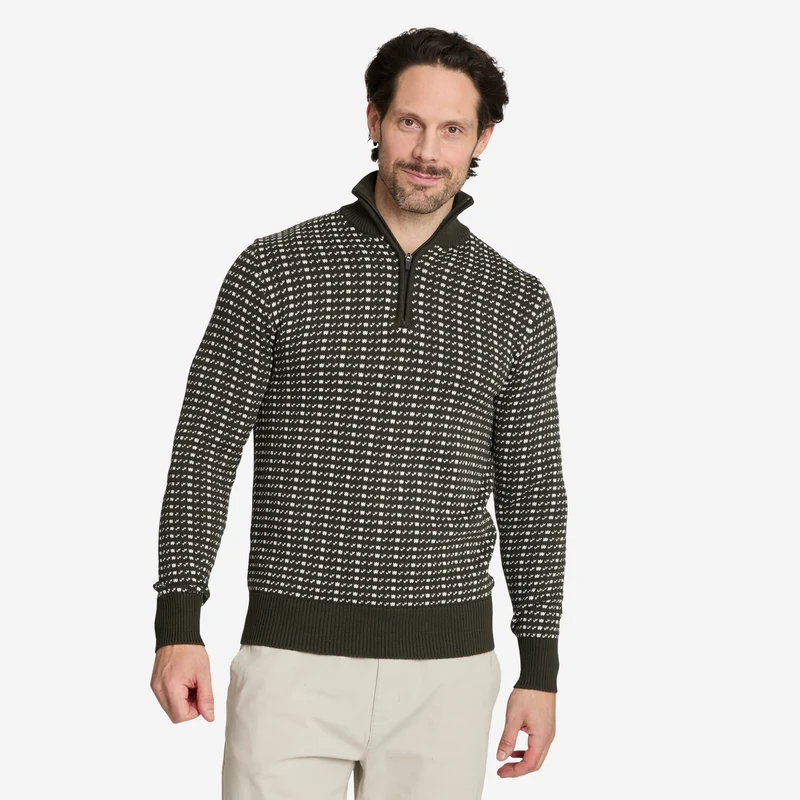 Scott Sweater Dark Olive Knit XXXL