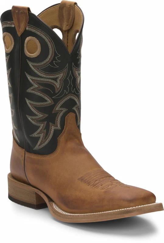 Justin Mens Caddo 11" Western Boots Copper Brown / 7 D