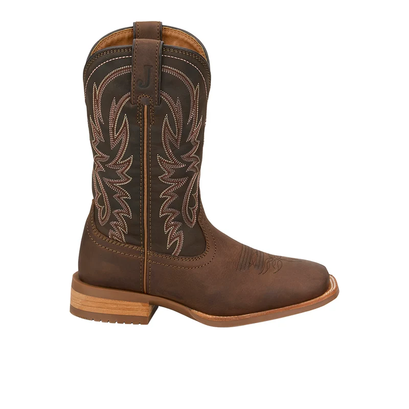 Outlaw Ryley Square Toe Pull On Cowboy Boots 10 / Medium