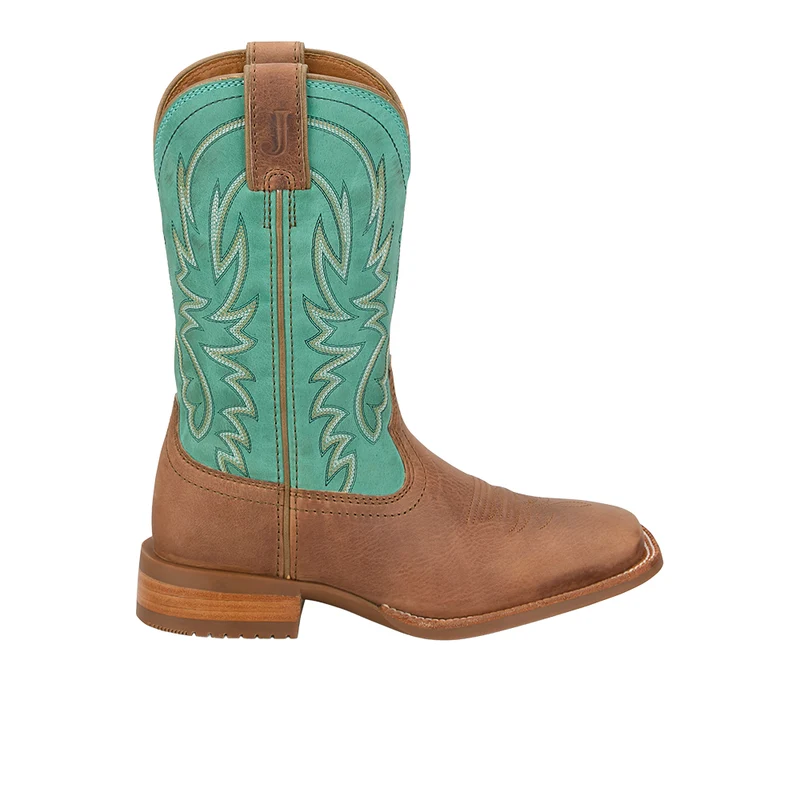 Outlaw Ryley Square Toe Pull On Cowboy Boots 7.5 / Wide