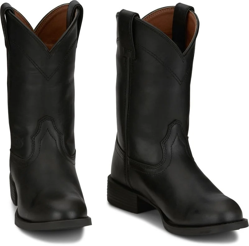 Justin Ladies Blain Roper Boots Black / 6.5 B