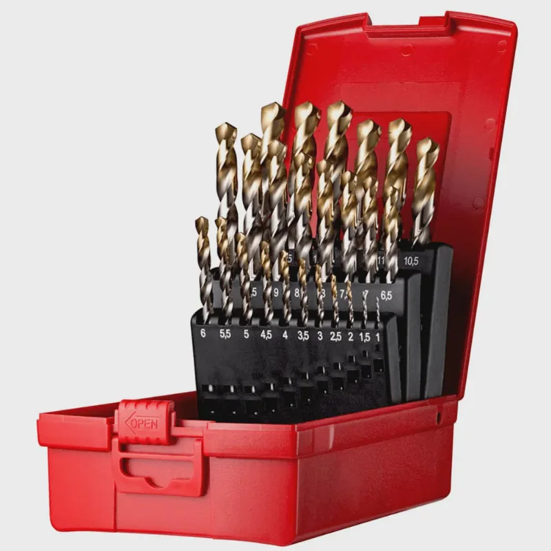 Jogo de Brocas A002 - 1.0 a 13.0mm - 25 Peças - A095 - Dormer