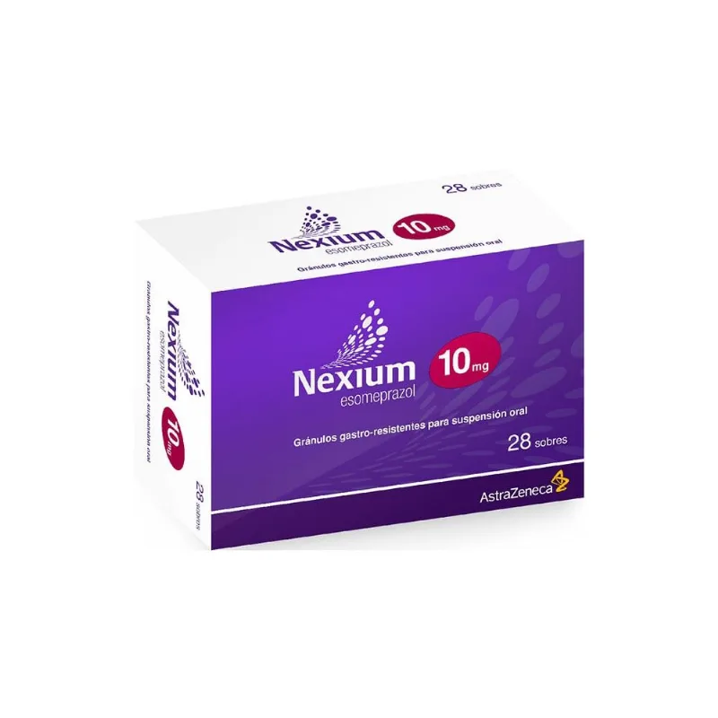 Nexium 10 Mg Caja con 28 Sobres con 3 G C/u
