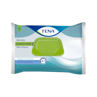 Tena Wet Wipes Plastic Free Salviette Umidificate Per Adulti 48 Pezzi