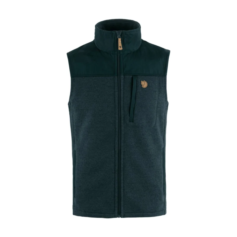 Fjallraven Buck Mens Fleece Vest 2027 Dark Navy / XL