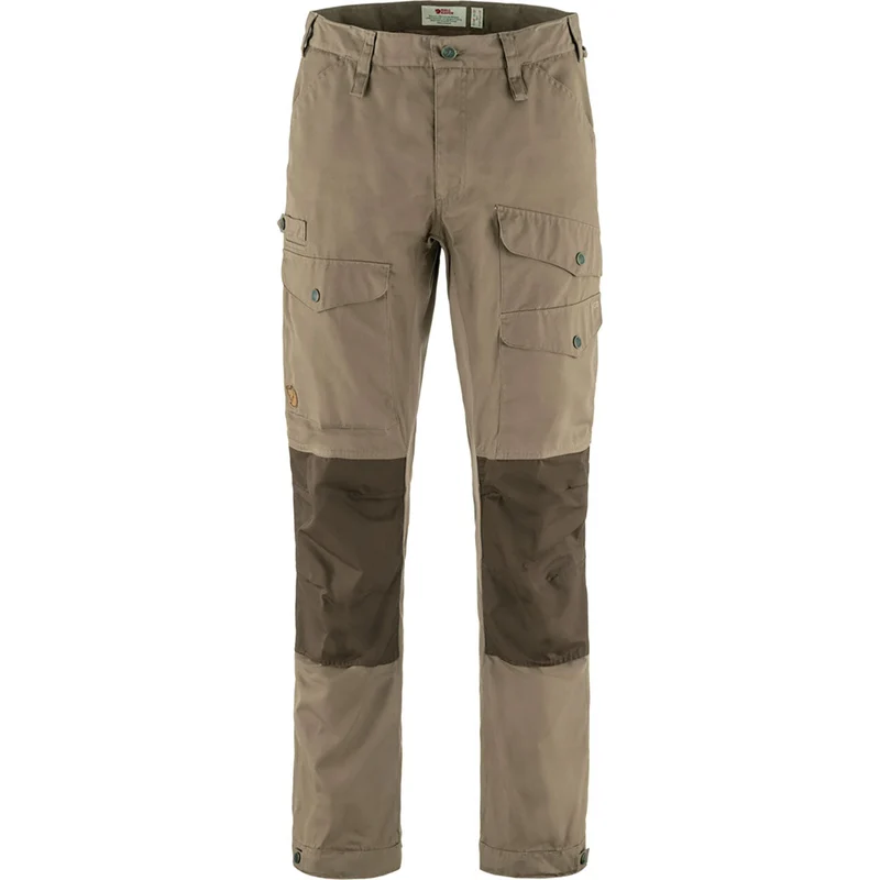 Men's Vidda Pro Ventilated Trousers - Regular Suede Brown/Dark Olive / 54