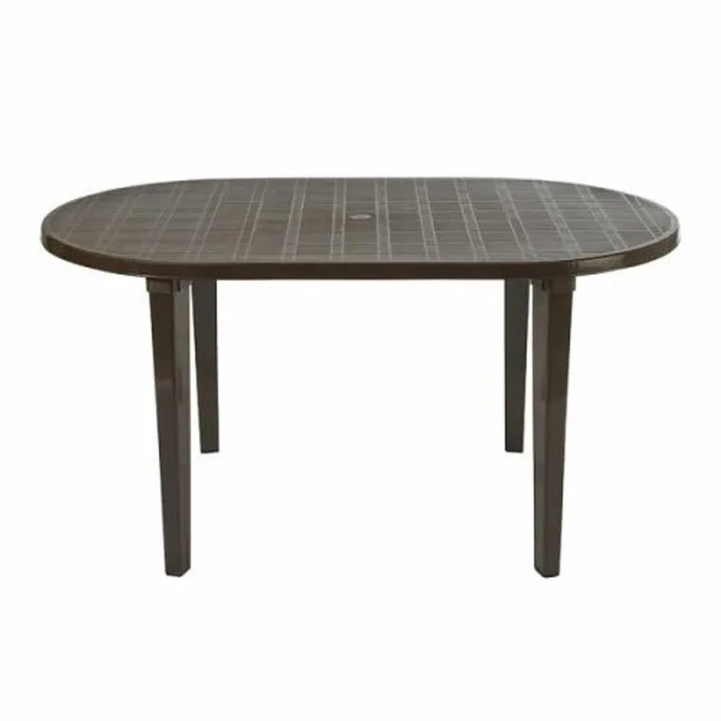 Mesa Ovalada 140 x 0.80 Wengue