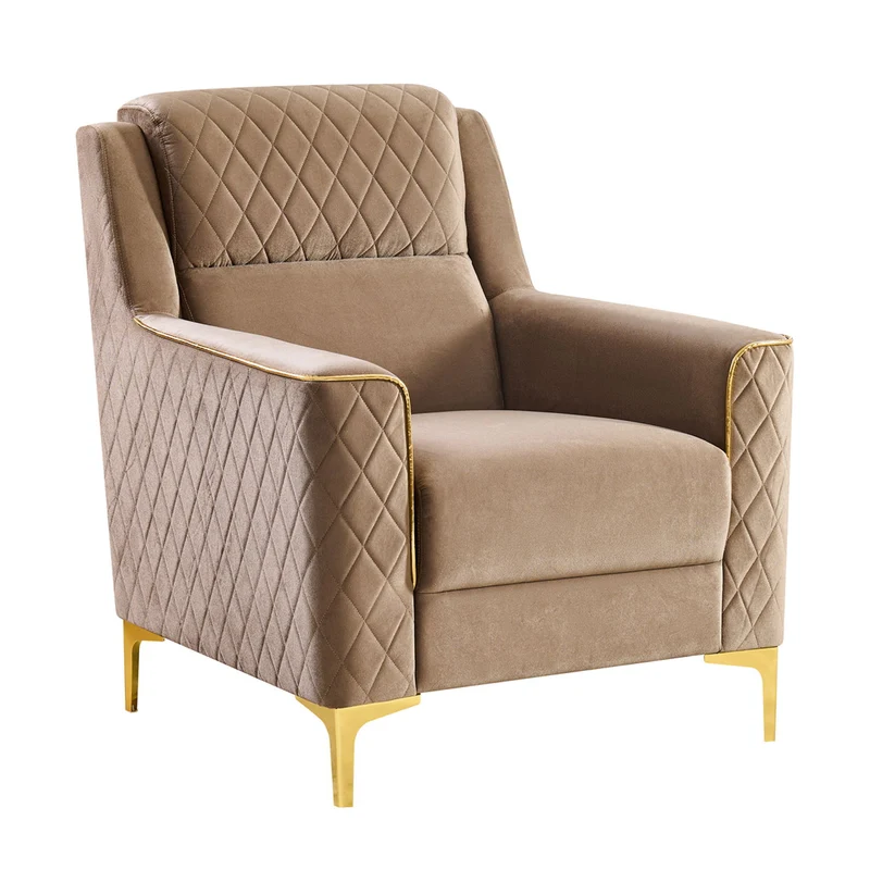 Lisa - Accent Chair Bronze