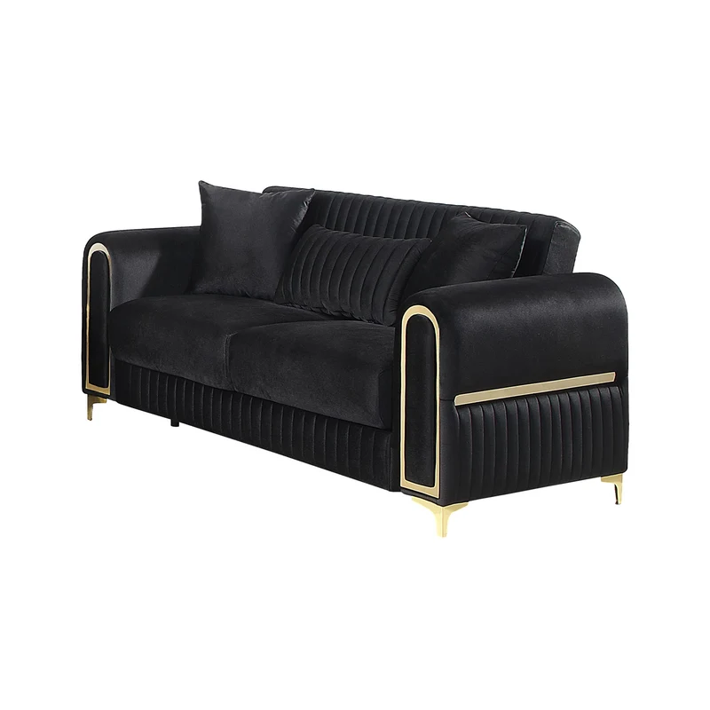 Ruby - Loveseat Black