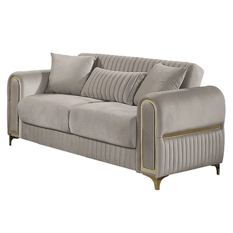 Ruby - Loveseat Light Brown