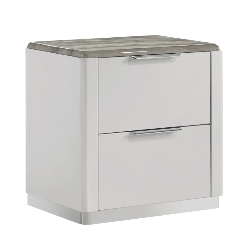 Jazz - 2 Drawer Nightstand - White