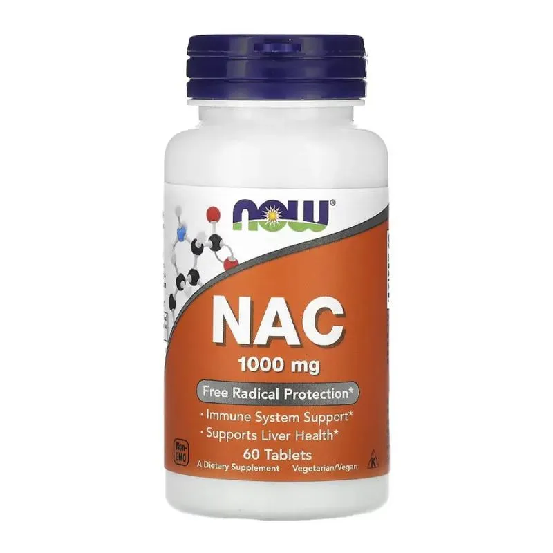 Nac N-acetil-cisteína 1000mg (60) - Now Foods
